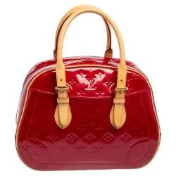 Pre Owned Louis Vuitton Pomme D’amour Vernis Summit Drive Bag