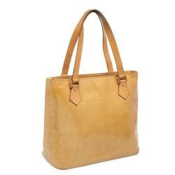 Louis Vuitton Lime Monogram Vernis Houston Bag