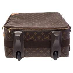 Pre Owned Louis Vuitton Monogram Canvas Pegase Light 55 Luggage