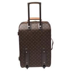 Pre Owned Louis Vuitton Monogram Canvas Pegase Light 55 Luggage