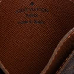 Pre Owned حافظة بطاقات لوي فيتون كانفاس مونوغرامي أرماجناك 