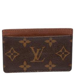 Pre Owned حافظة بطاقات لوي فيتون كانفاس مونوغرامي أرماجناك 