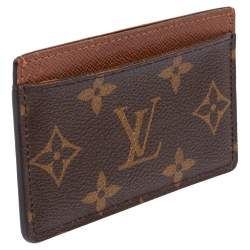 Pre Owned حافظة بطاقات لوي فيتون كانفاس مونوغرامي أرماجناك 