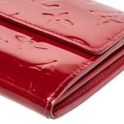 Pre Owned محفظة لوي فيتون سارا فيرنيه مونوغرامي أحمر