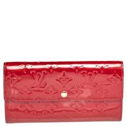 lv wallet red