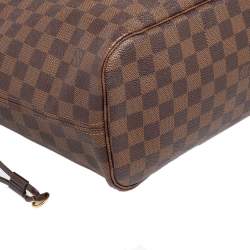 Louis Vuitton Damier Ebene Canvas Neverfull MM Bag
