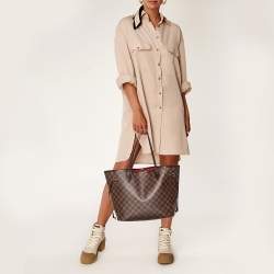 Louis Vuitton Damier Ebene Canvas Neverfull MM Bag