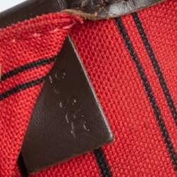 Pre Owned حقيبة لوي فيتون نيفرفول كانفاس دامييه إيبين MM