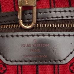 Pre Owned حقيبة لوي فيتون نيفرفول كانفاس دامييه إيبين MM
