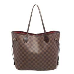 Pre Owned حقيبة لوي فيتون نيفرفول كانفاس دامييه إيبين MM