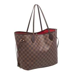 Pre Owned حقيبة لوي فيتون نيفرفول كانفاس دامييه إيبين MM