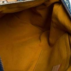 مملوكة مسبقًا حقيبة لوي فيتون نوي سبيدي دنيم مونوغرامي زرقاء