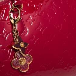 Pre Owned حقيبة لوي فيتون مونتانا فيرنيه مونوغرامي دامور حمراء 