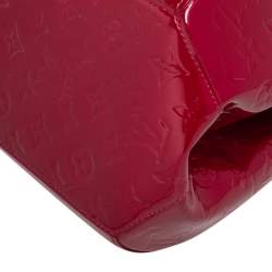 Pre Owned حقيبة لوي فيتون مونتانا فيرنيه مونوغرامي دامور حمراء 