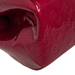 Pre Owned حقيبة لوي فيتون مونتانا فيرنيه مونوغرامي دامور حمراء 
