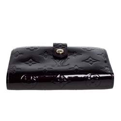 Pre Owned محفظة لوي فيتون فرنس بورس فيرنيه مونوغرامي عنابي 