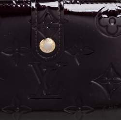 Pre Owned محفظة لوي فيتون فرنس بورس فيرنيه مونوغرامي عنابي 