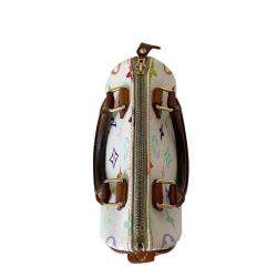 Louis Vuitton White Monogram Multicolor Canvas Mini Speedy HL Bag