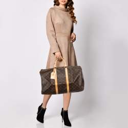 مملوكة مسبقًا حقيبة لوي فيتون كيبال باندوليير كانفاس مونوغرامي 50