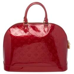 مملوكة مسبقًا حقيبة لوي فيتون ألما فيرنيه بوم دامور مونوغرامي GM