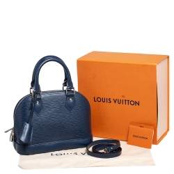 Pre Owned حقيبة لوي فيتون ألما جلد إيبي نيلي BB