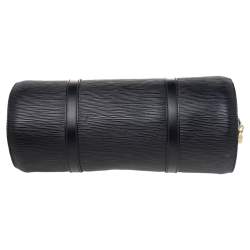 مملوكة مسبقًا حقيبة لوي فيتون سوفلو جلد أيبي أسود