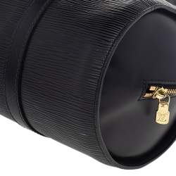 مملوكة مسبقًا حقيبة لوي فيتون سوفلو جلد أيبي أسود