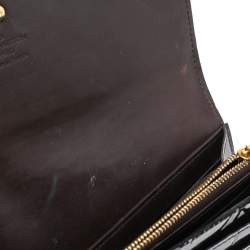 مملوكة مسبقًا محفظة لوي فيتون ساره NW فيرنيه مونوغرامي امارانتي 