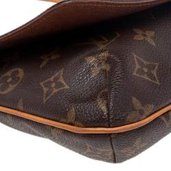 Pre Owned Louis Vuitton Monogram Musette Tango Short Strap Bag