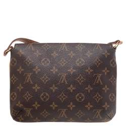 Pre Owned Louis Vuitton Monogram Musette Tango Short Strap Bag