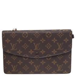 مملوكة مسبقًا Louis Vuitton Monogram Canvas Double Rabat Pochette