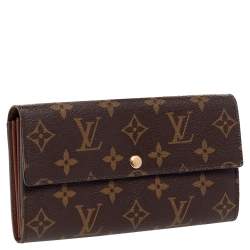 مملوكة مسبقًا محفظة لوي فيتون سارا كانفاس مونوغرامي