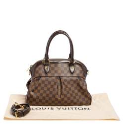مملوكة مسبقًا حقيبة لوي فيتون تريفي كانفاس دامييه ايبين وجلد PM 