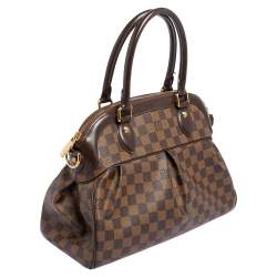 مملوكة مسبقًا حقيبة لوي فيتون تريفي كانفاس دامييه ايبين وجلد PM 