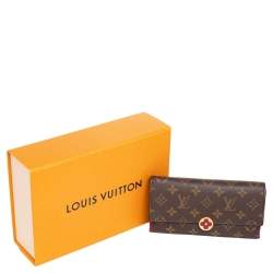 Pre Owned Louis Vuitton Monogram Canvas Flore Wallet