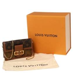 Louis Vuitton Monogram Reverse Canvas Dauphine Wallet on Chain