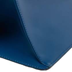 Pre Owned Louis Vuitton Toledo Blue Epi Leather Vintage Sac Triangle Bag