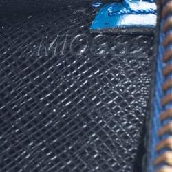 Pre Owned Louis Vuitton Toledo Blue Epi Leather Vintage Sac Triangle Bag