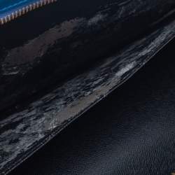 Pre Owned Louis Vuitton Toledo Blue Epi Leather Vintage Sac Triangle Bag