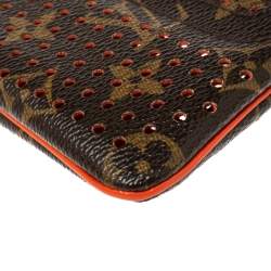 Pre Owned محفظة لوي فيتون كانفاس مثقب مونوغرامي إصدار محدود