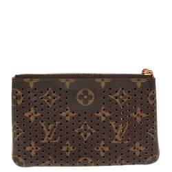 Pre Owned محفظة لوي فيتون كانفاس مثقب مونوغرامي إصدار محدود