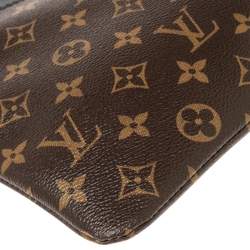 Pre Owned Louis Vuitton Black Monogram Canvas Daily Pouch