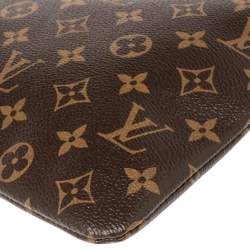 Pre Owned Louis Vuitton Black Monogram Canvas Daily Pouch