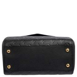 مملوكة مسبقًا حقيبة لوي فيتون تروكيديرو جلد امبرينت مونوغرامي سوداء