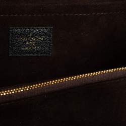 مملوكة مسبقًا حقيبة لوي فيتون تروكيديرو جلد امبرينت مونوغرامي سوداء