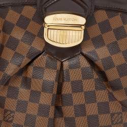 Pre Owned حقيبة لوي فيتون سيستينا كانفاس دامييه أيبين GM