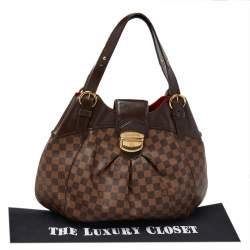 Pre Owned حقيبة لوي فيتون سيستينا كانفاس دامييه أيبين GM