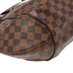 Pre Owned حقيبة لوي فيتون سيستينا كانفاس دامييه أيبين GM