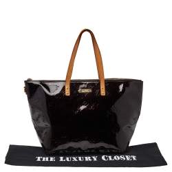 مملوكة مسبقًا Louis Vuitton Amarante Monogram Vernis Bellevue GM Bag