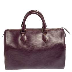 مملوكة مسبقًا Louis Vuitton Cassis Epi Leather Speedy 30 Bag